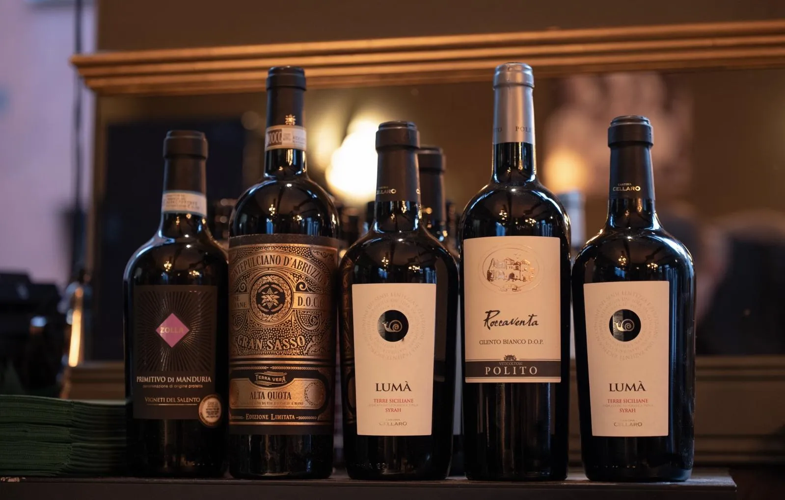 Selectie Italiaanse wijnen bij Il Bosco