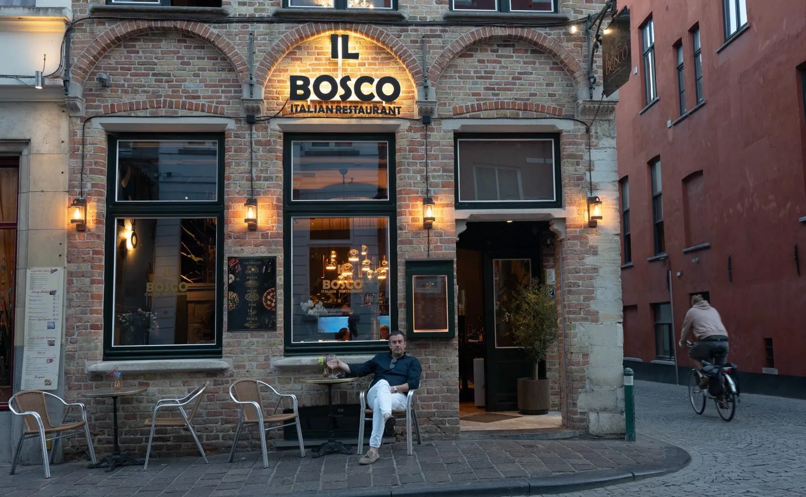 Gevel van Il Bosco in Brugge